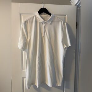 Lululemon White Polo Shirt